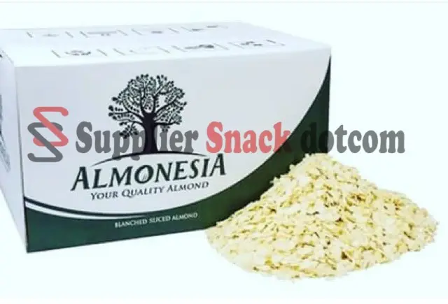 Almond Slice Mentah Almonesia 25 lbs