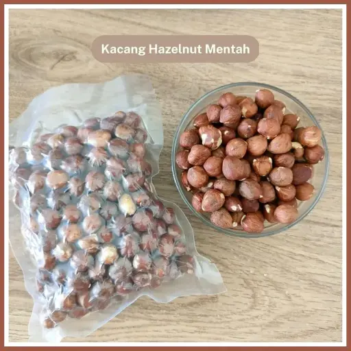 KACANG HAZELNUT MENTAH 250 GR